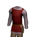 Red Festive Peasant's Tunic