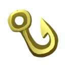 Golden Fishing Hook